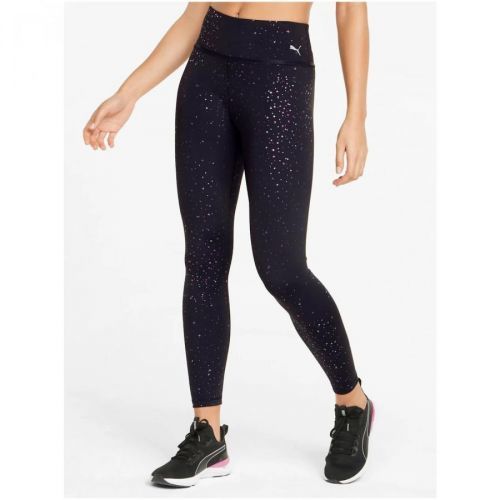 Black Women's Patterned Sports Leggings Puma - Women