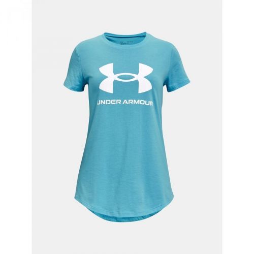 Under Armour T-Shirt UA SPORTSTYLE LOGO SS-BLU - Girls