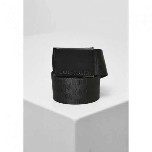 Opasok textilný Urban Classics Easy Polyester Belt - čierny, S/M