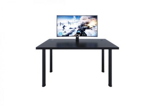 Expedo Počítačový herný stôl CODE X1, 135x73-76x65, čierna/čierne nohy