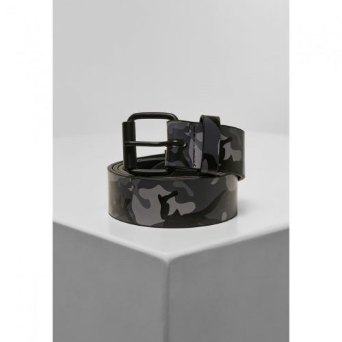 Opasok kožený Urban Classics Synthetic Leather Camo - darkcamo, L/XL