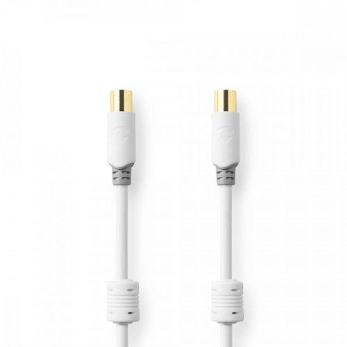 NEDIS CSBW40015WT50 KOAX VIDEO KABEL 100 HZ, <91DB, KOAX KONEKTOR, 5M