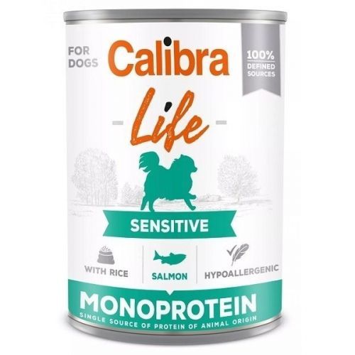 Calibra KONZERVA dog Adult Life sensitive Salmon & Rice 6 x 400g