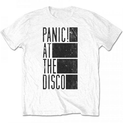 Panic! At The Disco tričko Bars Biela XXL