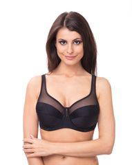 Dámska podprsenka s kosticami DIM GENEROUS CLASSIC BRA - DIM - čierna 75 B
