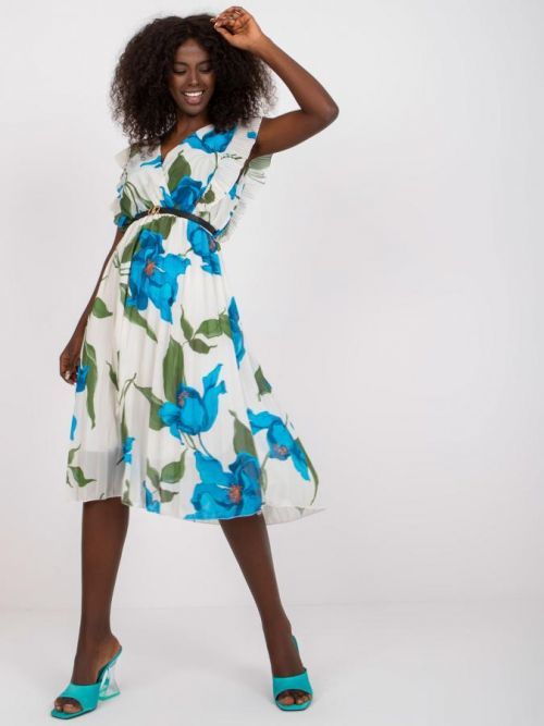 Šaty DHJ SK N13198 2.64P svetlo béžová jedna veľkosť