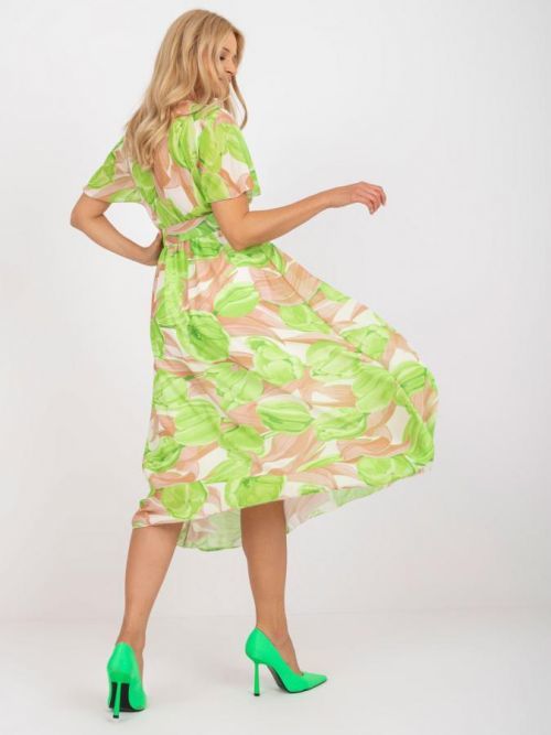 Šaty DHJ SK 15967.54P svetlo zelená jedna veľkosť