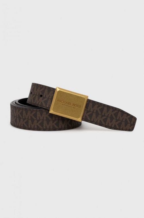 Obojstranný opasok Michael Kors pánsky, hnedá farba