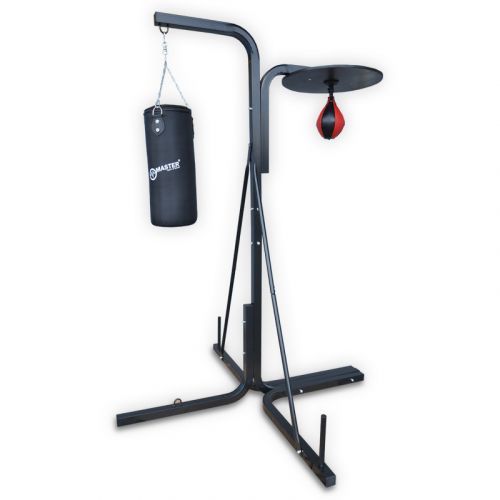 Boxovací stojan s vrecom a hruškou MASTER