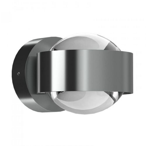 Puk Mini Wall LED 2x8W šošovky číre, chróm matná