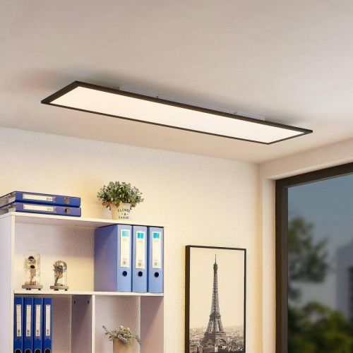 Lindby Nelios stropné LED svetlo 4 000K 120 x 30cm