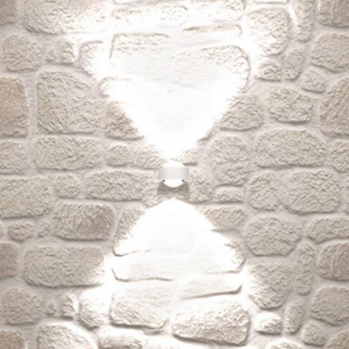 Puk Mini Wall LED 2x8W šošovky číre, biela matná