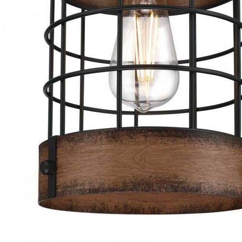 Westinghouse Langston závesná lampa, drevo