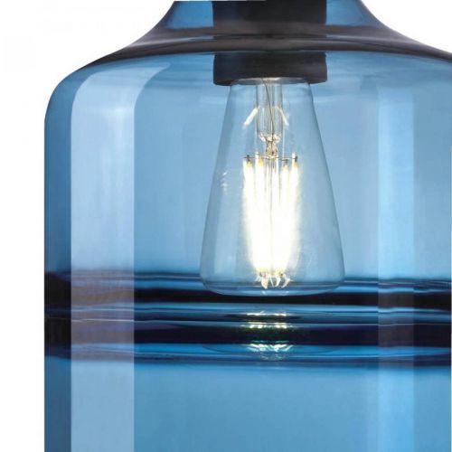 Westinghouse Soren závesná lampa, valec, zafír