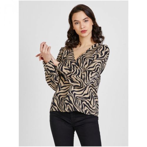 Black-brown patterned blouse ONLY Victoria - Women