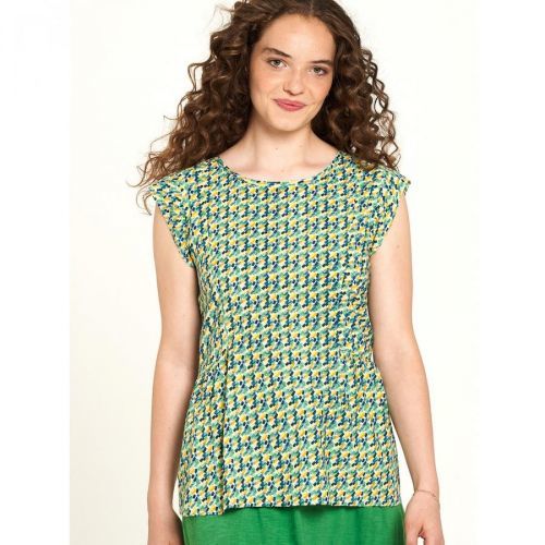 Green Patterned Blouse Tranquillo - Women