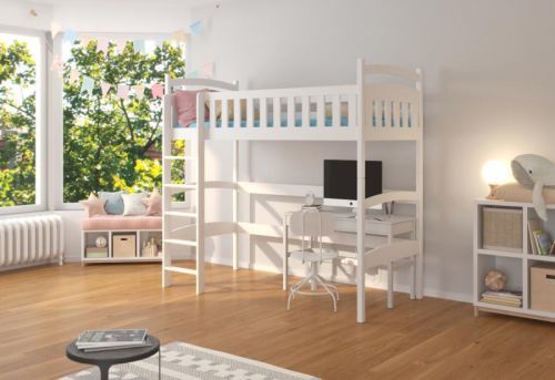 Expedo Detská posteľ MIA + matrac, 90x200, biela