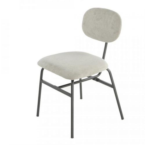 Sada Stoličiek Pino Svetlá Sivá