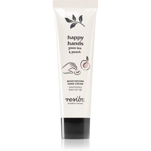 Resibo Happy Hands Green Tea & Peach hydratačný krém na ruky 50 ml