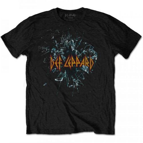 Def Leppard tričko Shatter Čierna XXL