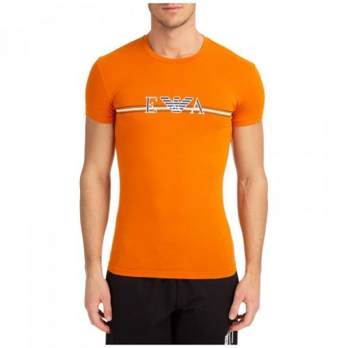 Pánske tričko krátky rukáv - 111035 2R523 00163 - Emporio Armani M oranžová