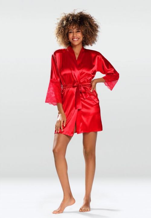 DKaren Housecoat Cameron Red S