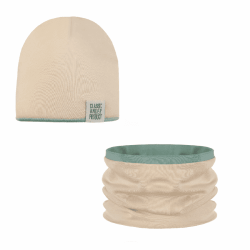 Ander Hat & Snood 1609 Beige 50