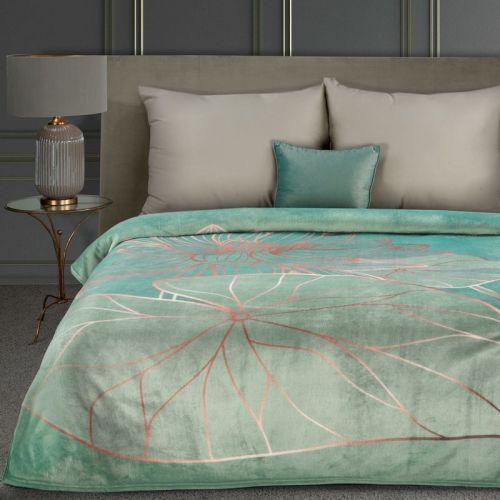 Eurofirany Blanket 391824 Sage Lat. 150 cm D 200 cm