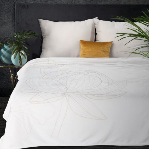 Eurofirany Blanket 392091 White Lat. 150 cm D 200 cm