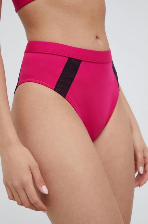 Plavkové nohavičky Calvin Klein ružová farba,