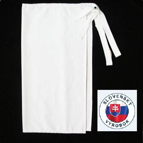 PROFIKUCHAR.SK Kuchárska zástera nízka Profikuchár - s vreckom 100% bavlna - ČERVENÁ