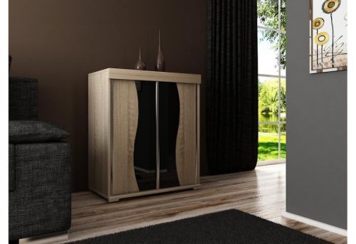 Expedo Komoda MADRID 2, 80x94x45, sonoma/zrkadlo