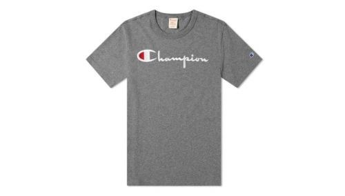 Champion RWSS Premium Crewneck T-Shirt šedé 210972-EM519