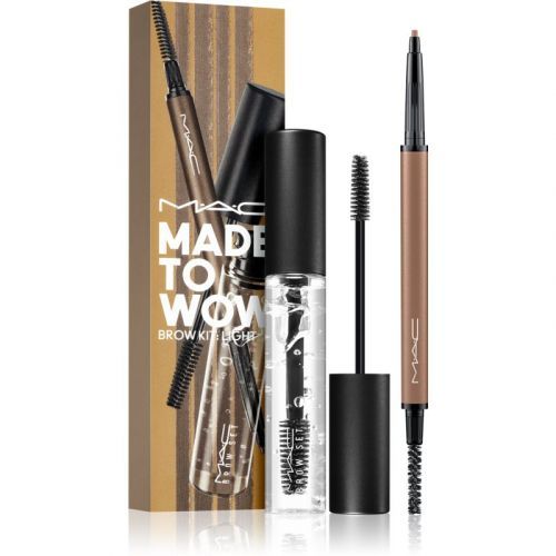 MAC Cosmetics Made To Wow Brow Kit darčeková sada na obočie odtieň Light
