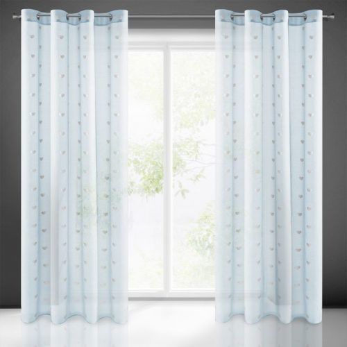 Eurofirany Curtain 333847 Blue Lat. hĺbka 140 cm 250 cm
