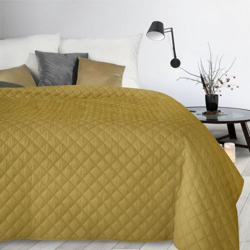Eurofirany Bedspread 371691 Mustard Lat. 220 cm D 240 cm