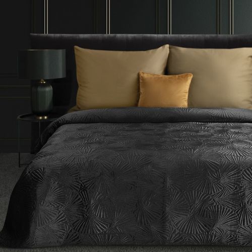Eurofirany Bedspread 392555 Black Lat. 220 cm D 240 cm