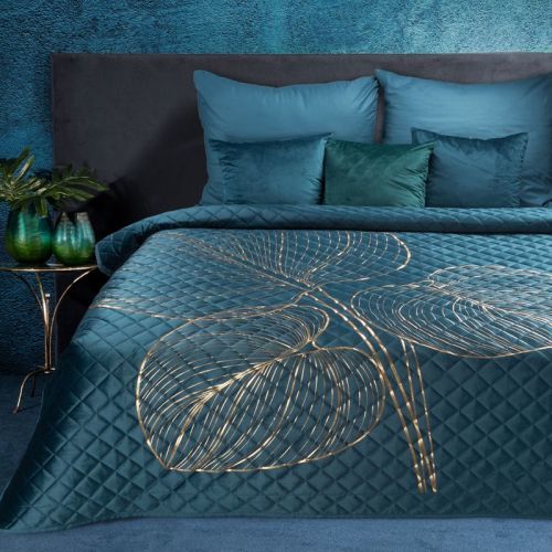 Eurofirany Bedspread 392187 Turquoise Lat. 170 cm D 210 cm
