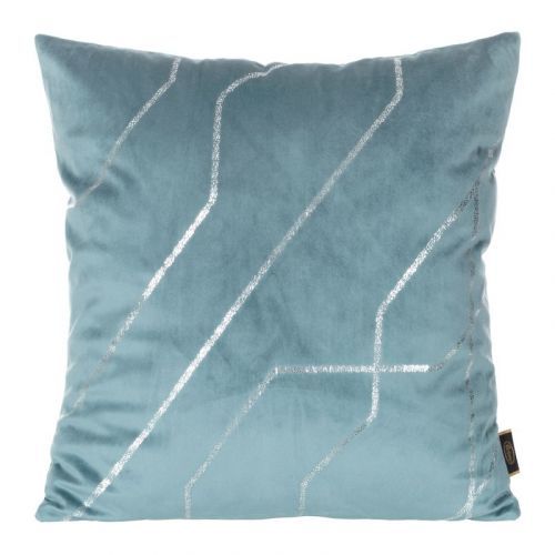 Eurofirany Pillowcase 395886 Blue/silver Š 45 cm D 45 cm