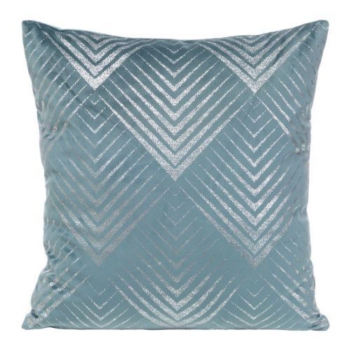 Eurofirany Pillowcase 395874 Blue/silver Š 45 cm D 45 cm