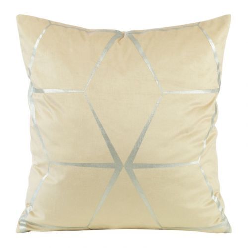 Eurofirany Pillowcase 391041 Beige/silver Š 45 cm D 45 cm