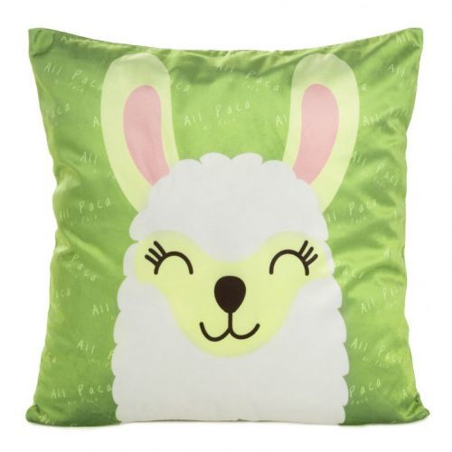 Eurofirany Pillowcase 404154 Green/white Š 45 cm D 45 cm