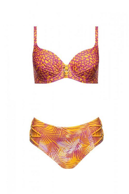 Dvojdielne plavky Paradise 3 S940O22 - Self 38H oranžová a fialová