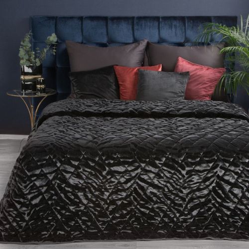 Eurofirany Bedspread 390366 Black Lat. 220 cm D 240 cm
