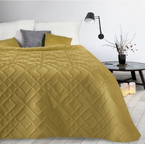 Eurofirany Bedspread 371760 Mustard Lat. 220 cm D 240 cm