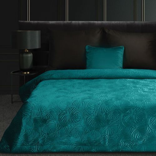 Eurofirany Bedspread 392580 Turquoise Lat. 280 cm D 260 cm