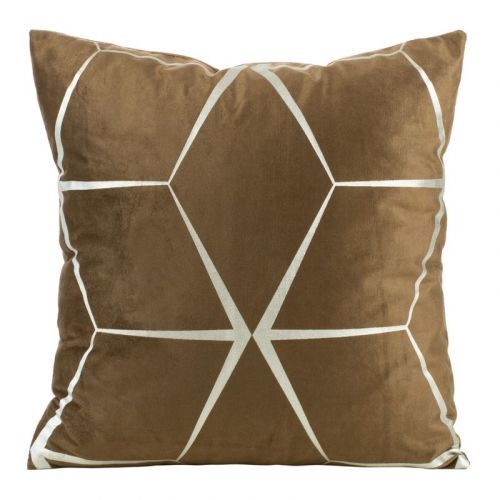 Eurofirany Pillowcase 391035 Brown/silver Š 45 cm D 45 cm