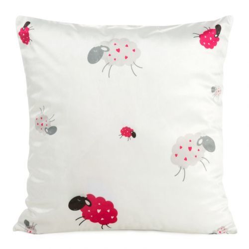 Eurofirany Pillowcase 404158 White/pink Š 45 cm D 45 cm