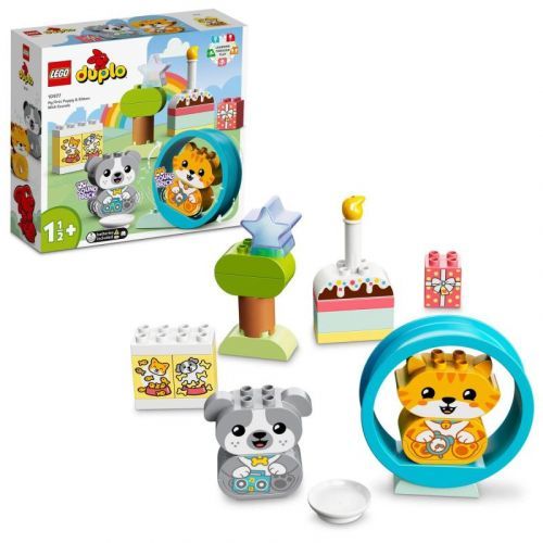 LEGO® DUPLO® 10977 Moje prvé šteniatko a mačiatko so zvukom