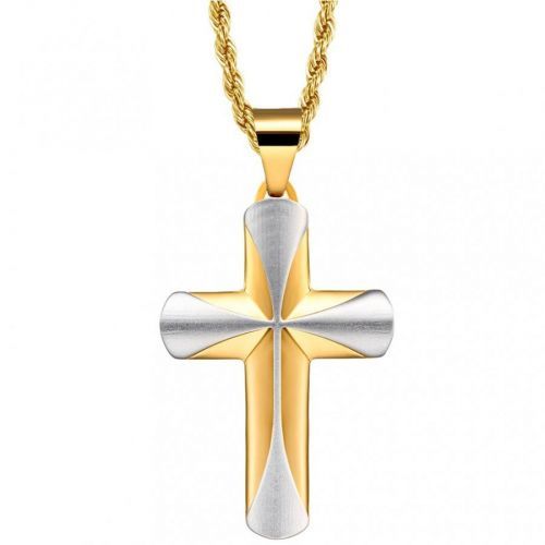 Náhrdelník Lovely Cross Zlatá KP17802